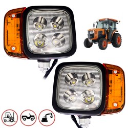 Диодни (LED) фарове с мигач, къси и дълги 12V 24V 2бр